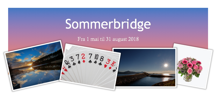 Sommerbridge starter opp fra og med mandag 7 mai